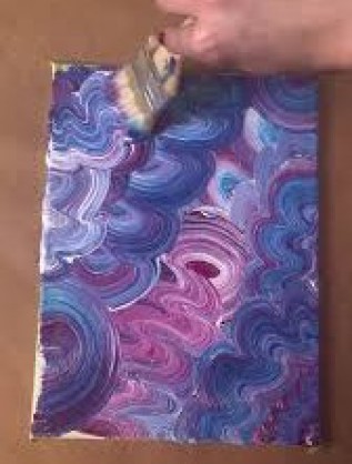 DIY Crafternoon - Acrylic Paint Swirlies
