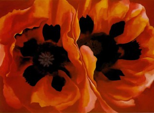 DIY Crafternoon - Georgia O'Keefe Pastel Flowers