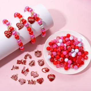Valentine Beaded Bracelets