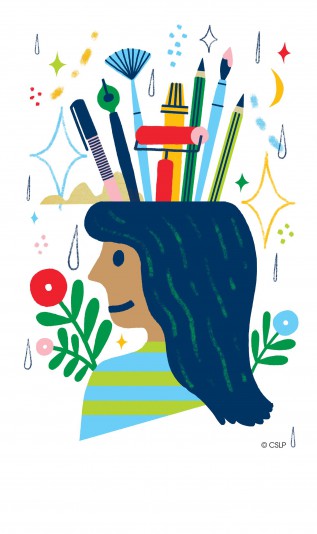 Collage-Making (All Ages)--DROP-IN