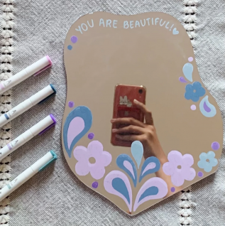 Paint a Locker Mirror for Teens