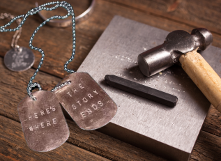 Teen Metal Stamp Dog Tags