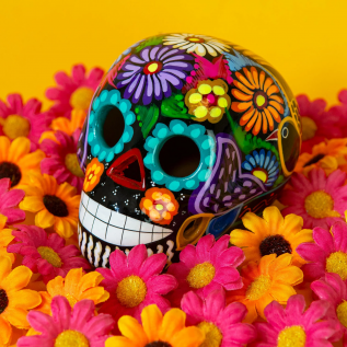 Decorating Sugar Skulls for Teens